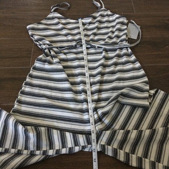 NEW NSR Edna stripe jumpsuit size M - Picture 9 of 11